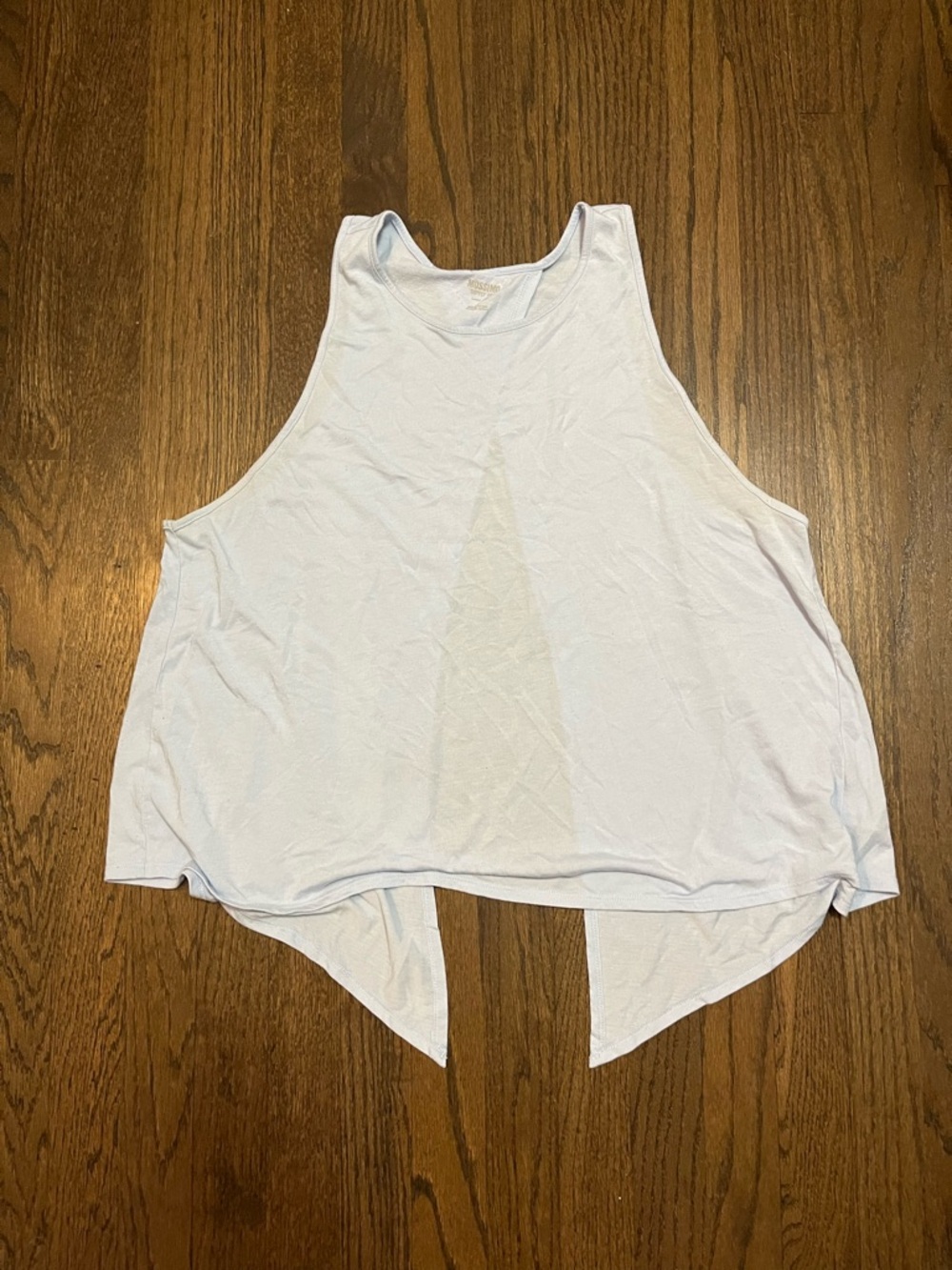 Mossimo Supply Co. Pale Blue Asymmetrical Tank